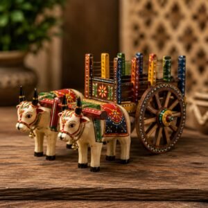 Traditional Wooden Bullock Cart