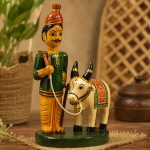 Handcrafted Wooden Ganesha Idol